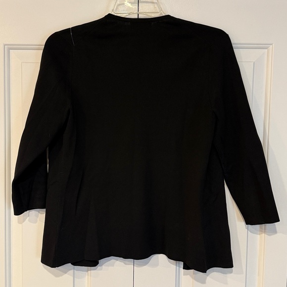 Ann Taylor Elegant Black Silk Blend Sweater - Picture 3 of 6